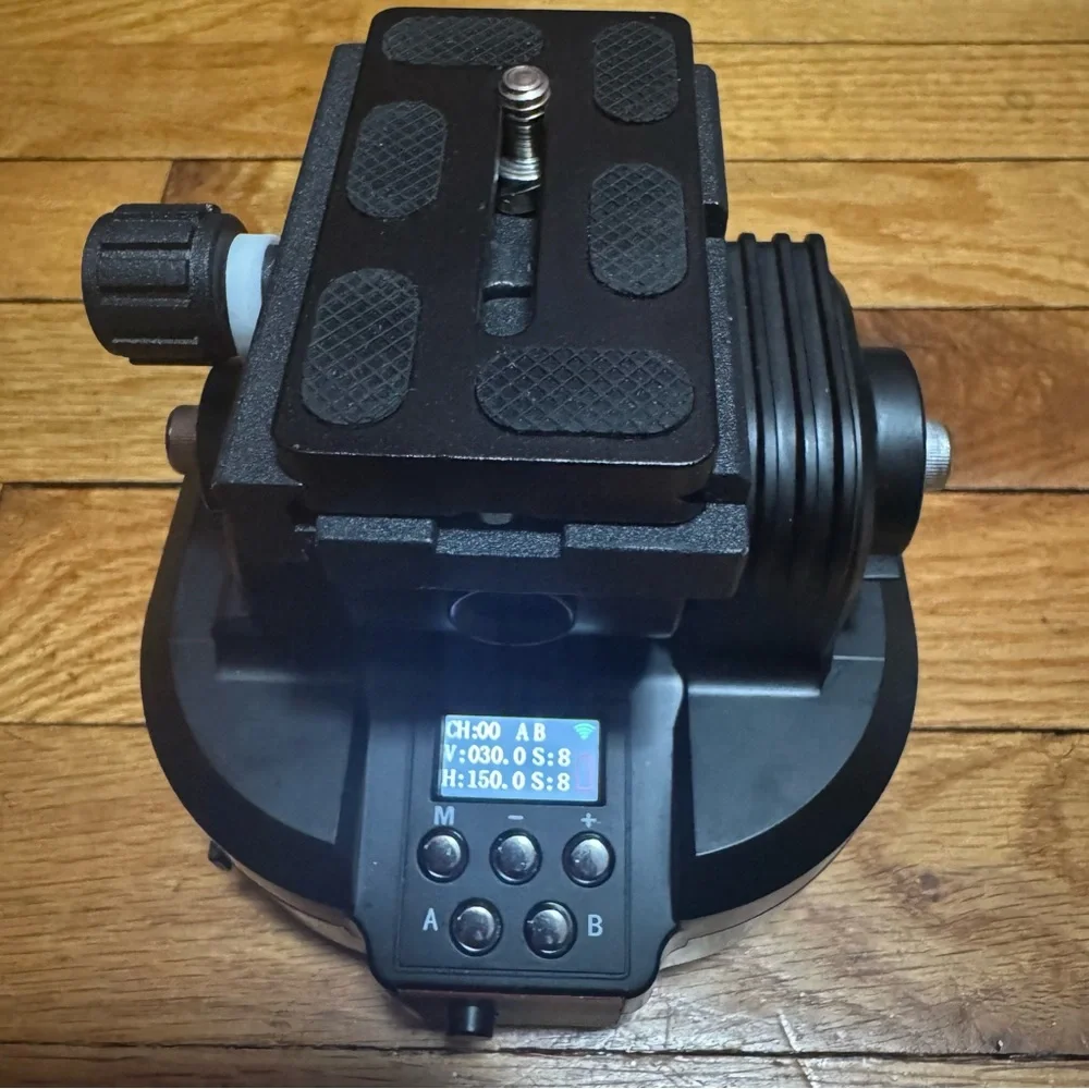 ZTFON YT-2000 Auto Motorized Rotate Panoramic Head, Remote Control, Camera/Phone